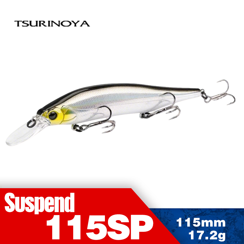 Fishing Lure Jerkbait - TSURINOYA 115mm 17.2g ระงับ Minnow Fishing