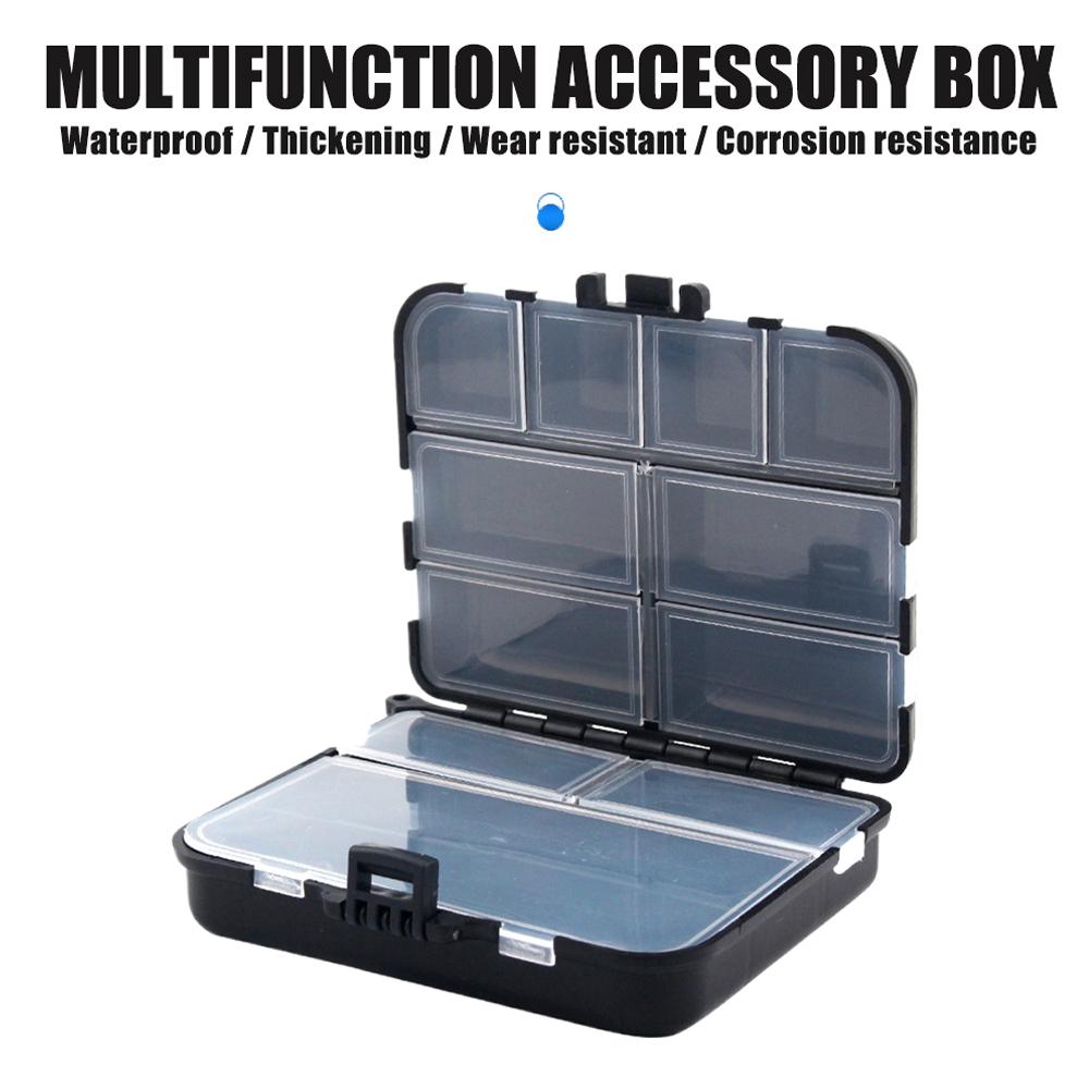 Fishing Lure Kit - กล่องเก็บล่อตกปลาเหยื่อกล่องแบบพกพา Double-Sided Lure Hook Organizer, mini