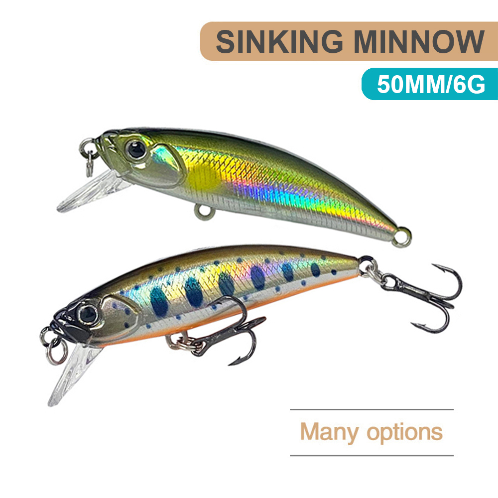 Fishing Lure Jerkbait - 5cm 6g เหยื่อตกปลา Sinking Micro Minnow