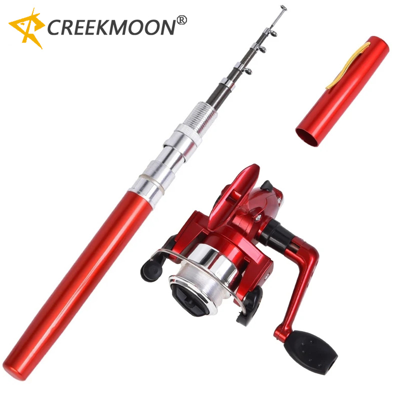 Penn Reel Fierce - ชุดคันเบ็ดตกปลาแบบพกพาขนาดเล็ก คาร์บอนไฟเบอร์ พร้อมรอก อลูมิเนียมอัลลอยด์ น้ำหนักเบา สำหรับตกปลา