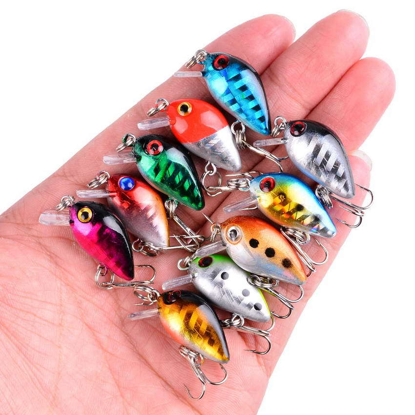 เหยื่อตกปลาขนาดเล็ก Minnow Min - Fishing Lure Crankbait บทวิจารณ์และราคา