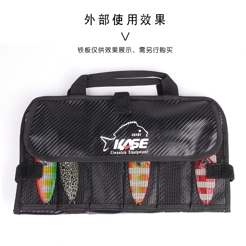 KASE กระเป๋าตกปลาไนล่อนเหล็กแผ - Fishing Lure Jig บทวิจารณ์และราคา
