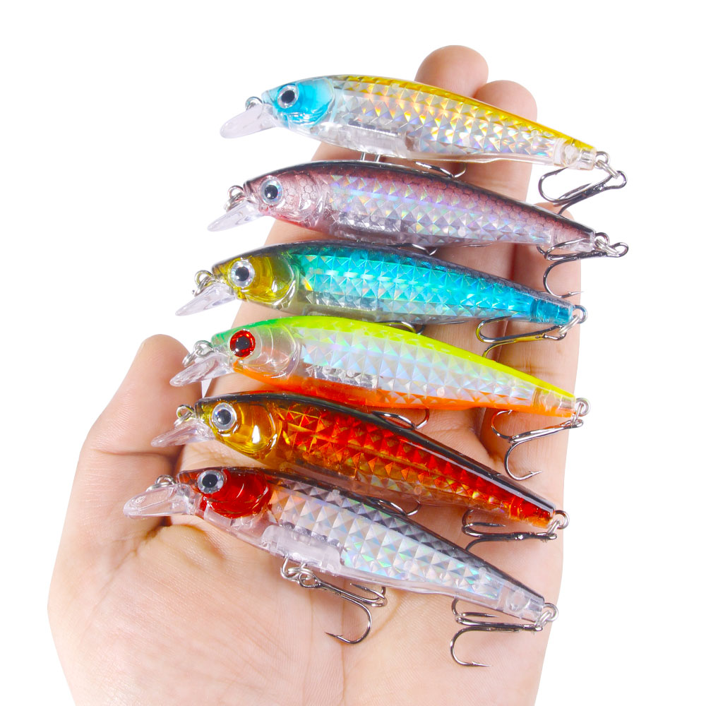 1 PC Minnow ชุดเหยื่อตกปลา 9 ซ - Fishing Lure Jerkbait บทวิจารณ์และราคา