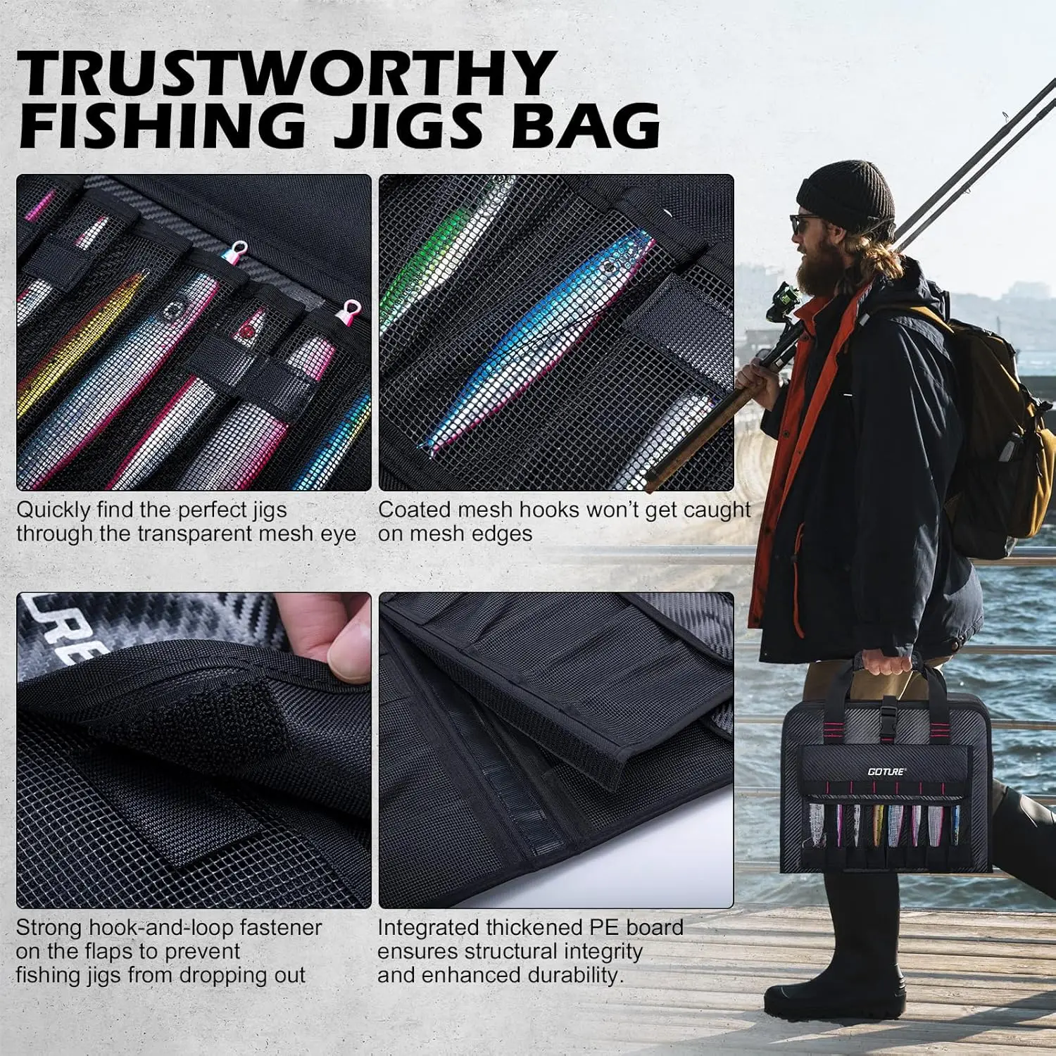 Goture โลหะ Jig แบบพกพากันน้ํา - Fishing Lure Jig บทวิจารณ์และราคา