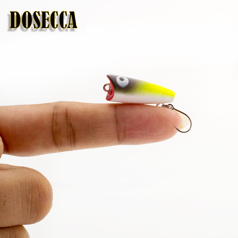 1PCS 2.5Cm 1.5G เหยื่อ Mini Po - Fishing Lure Popper บทวิจารณ์และราคา