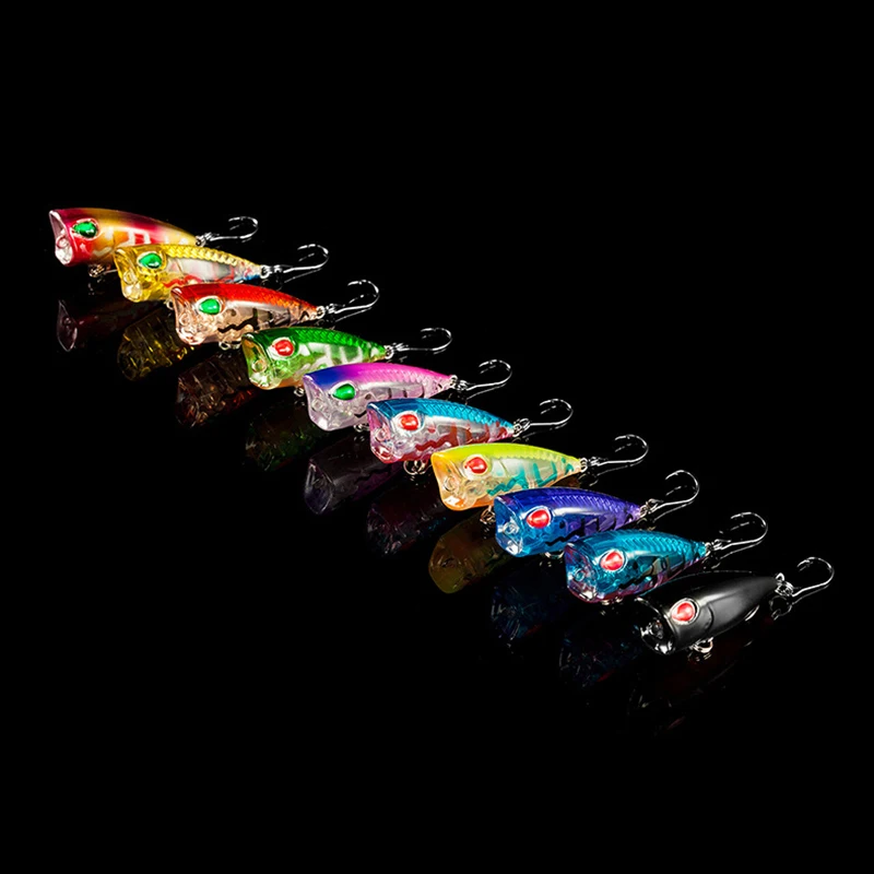ใหม่ 1pcs 4cm 3g mini Popper H - Fishing Lure Popper บทวิจารณ์และราคา