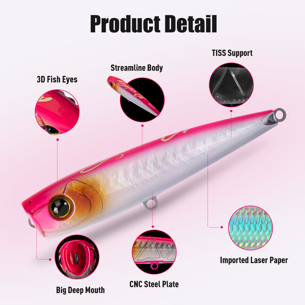 YOOFISH GTตกปลาLure Topwater P - Fishing Lure Buzzbait บทวิจารณ์และราคา