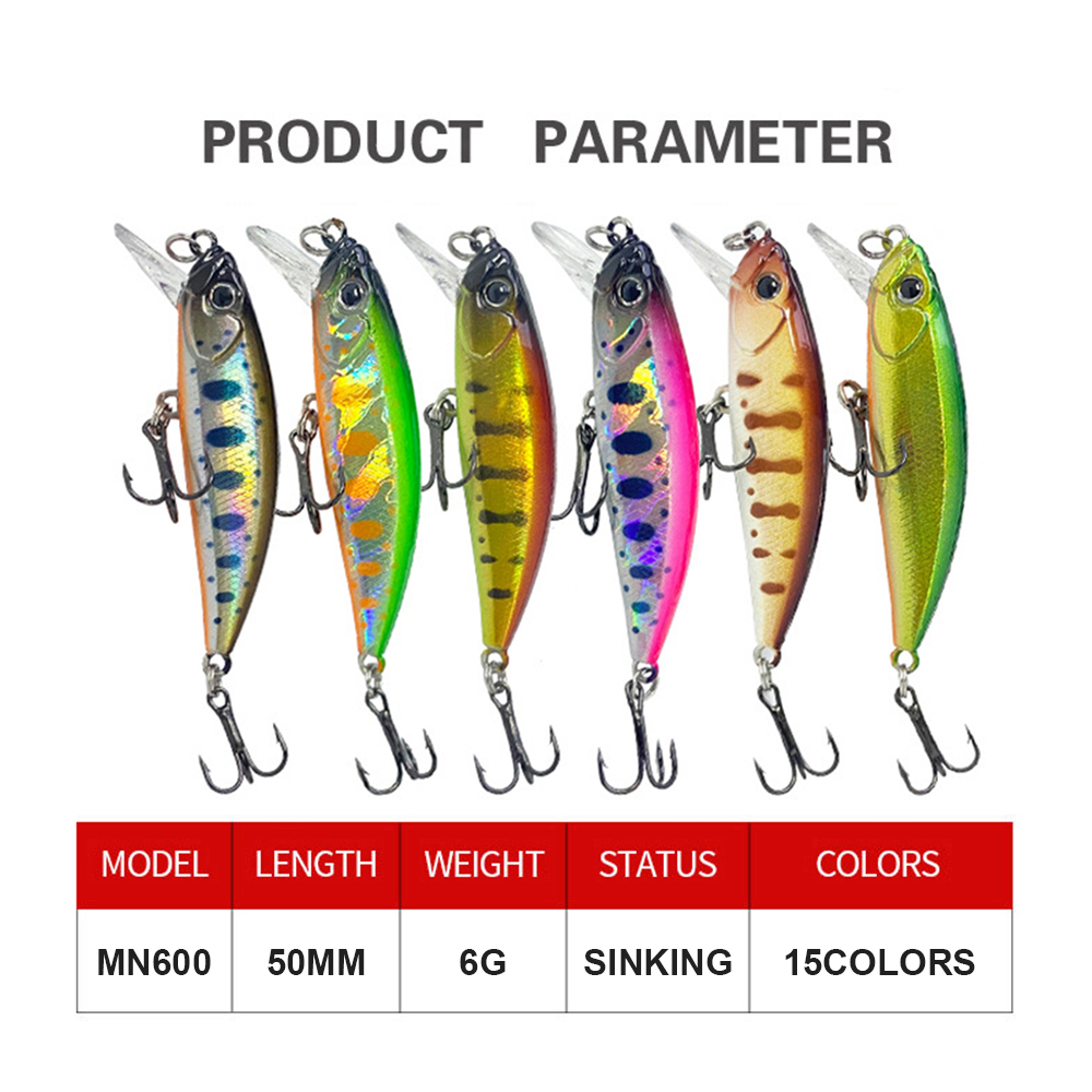 5cm 6g เหยื่อตกปลา Sinking Mic - Fishing Lure Jerkbait บทวิจารณ์และราคา