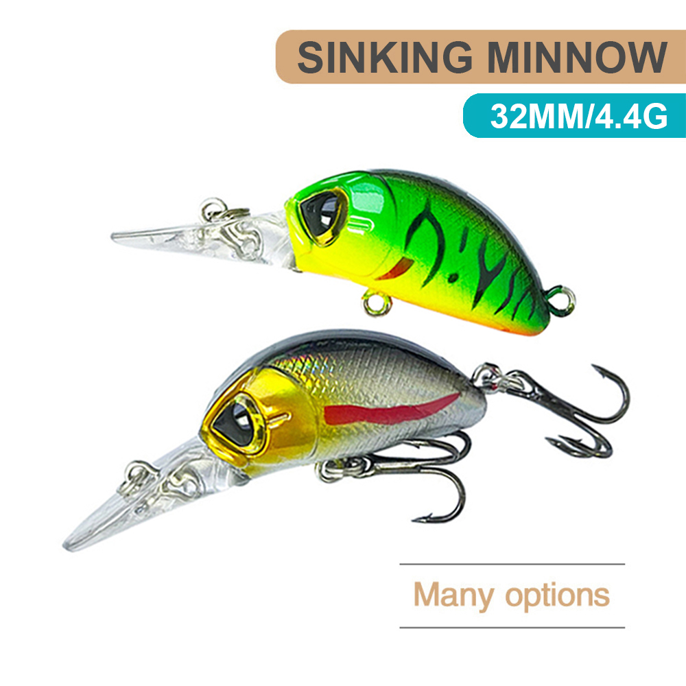 3.2 ซม.4.4g เหยื่อตกปลา Sinkin - Fishing Lure Jerkbait บทวิจารณ์และราคา